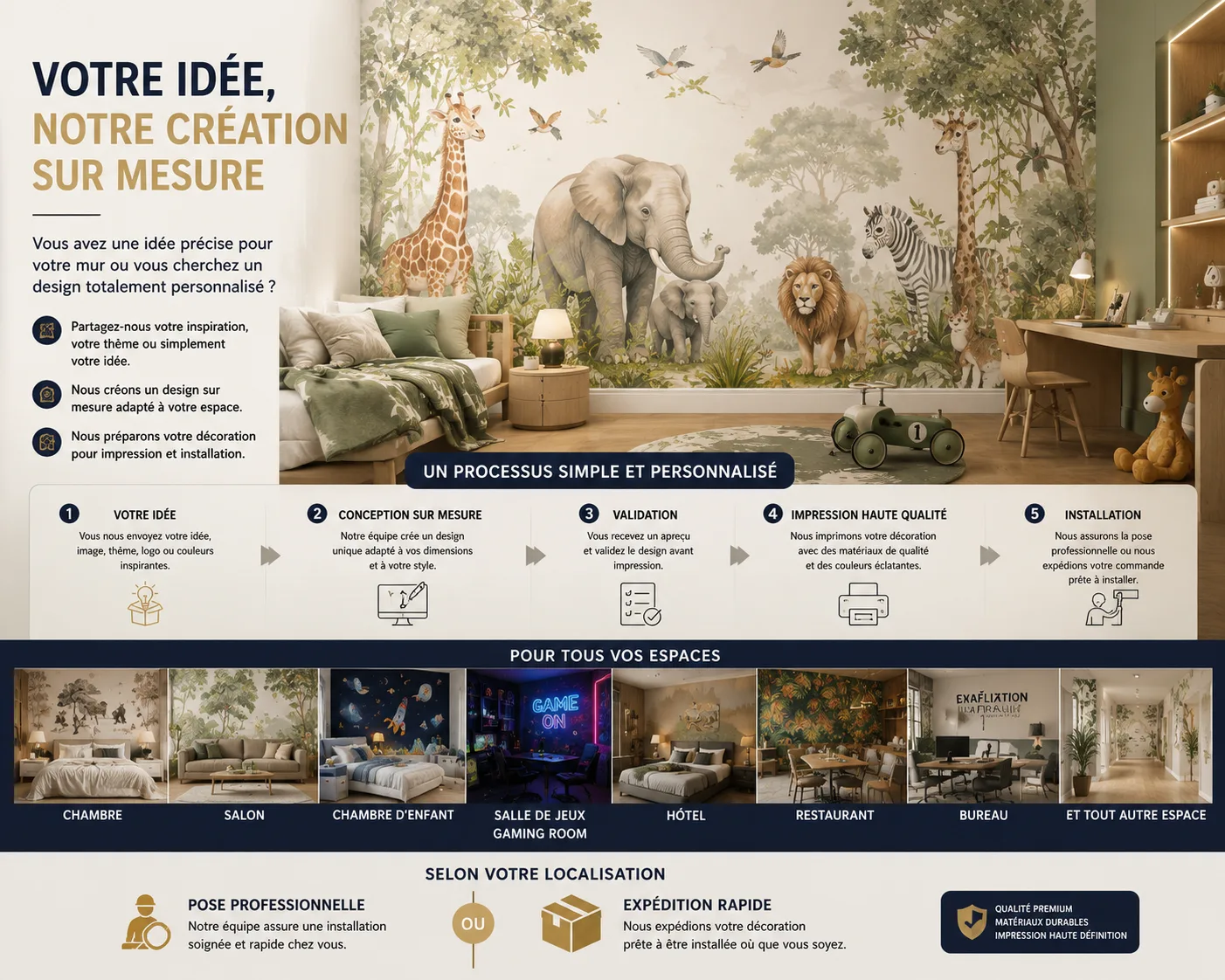 Tous nos Designs Sur Mesure