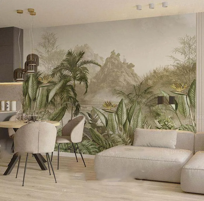 Papier Peint Paysage Tropical Exotique