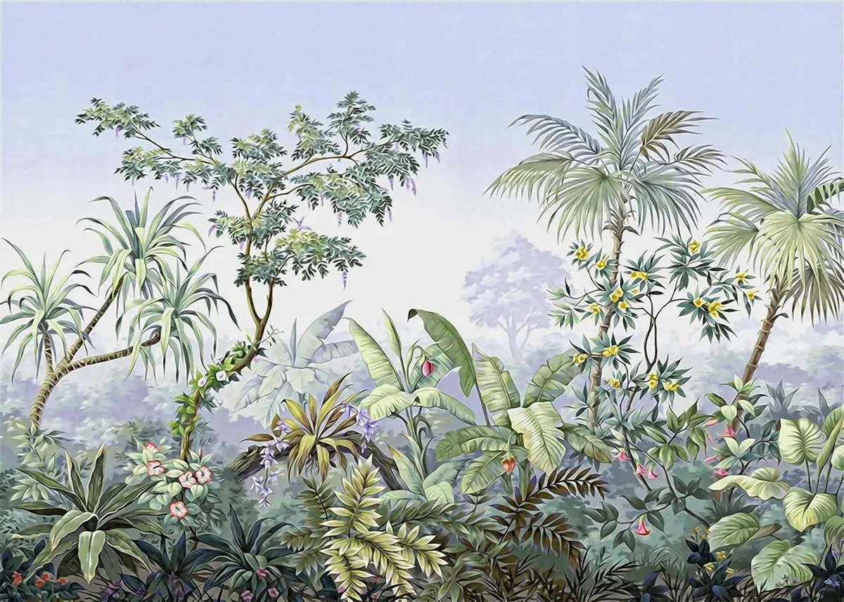 Papier peint tropical panoramique