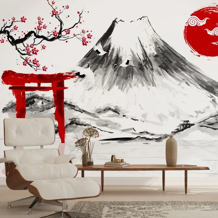Cerisier et Mont Fuji